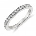 0.50 ct Ladies One Row Diamond Wedding Band Ring